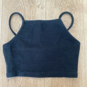Topshop High Neck Crop top